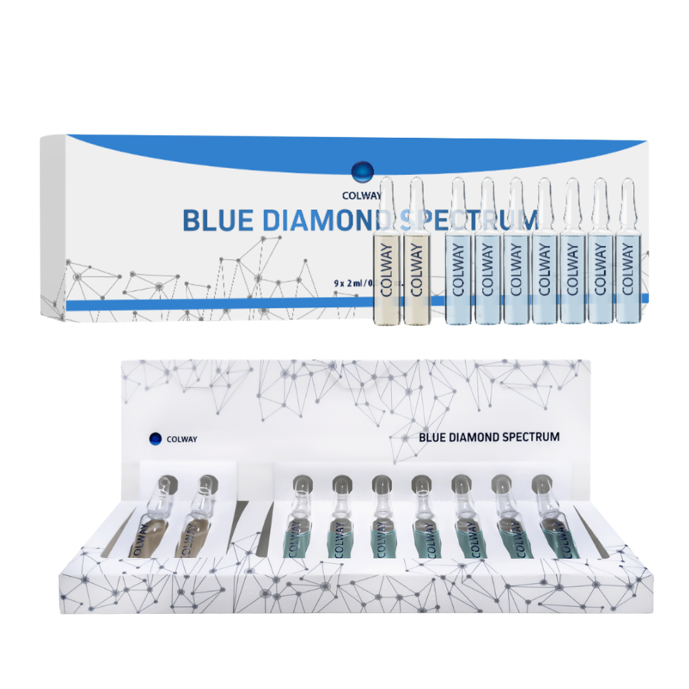 Blue Diamond KOLLAGEN AMBÚLUR fyrir andlitið